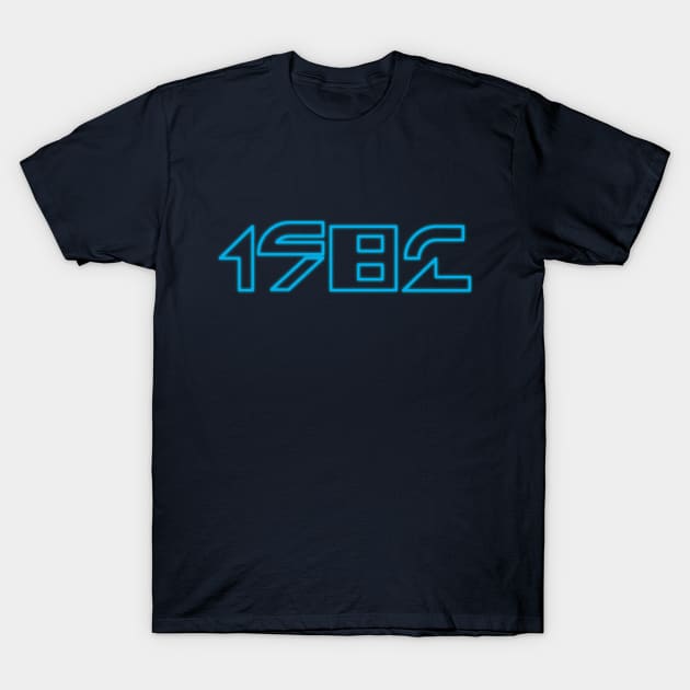 Retro 1982 T-Shirt by GloopTrekker